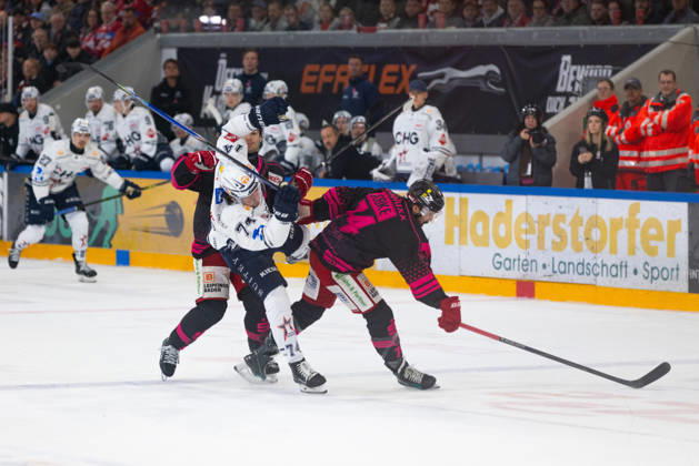 DEL2 (matchday 9) Ice hockey, Eishockey match between EV Landshut and Ravensburg Towerstars on 16.10.2026. in VR-Bank Landshut Arena Landshut, Germany. EV Landshut and Ravensburg Towerstars players seen in action during the DEL2 (matchday 9) ice hockey match between EV Landshut and Ravensburg Towerstars on 16.10.2026. in VR-Bank Landshut Arena Landshut, Germany. Copyright: xBEAUTIFULxSPORTS Bosnjakovicx