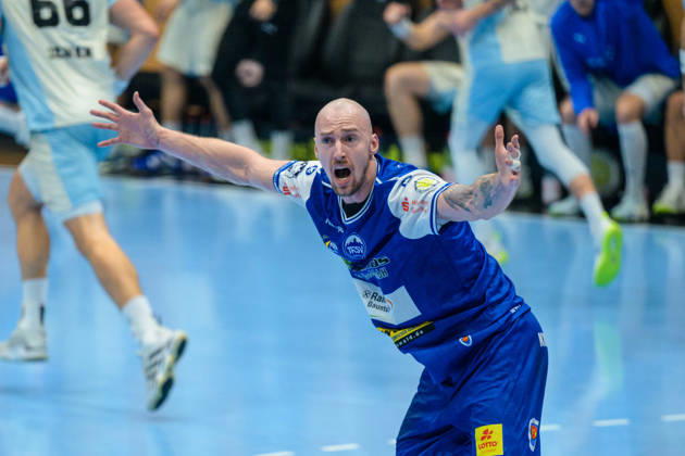 Dominik Solak (ThSV Eisenach, 30) GER, ThSV Eisenach gegen VfL Gummersbach, 1. Opel Handballbundesliga, Handball, 9.Spieltag, Saison 2026 2027, 20.00 Uhr, 16.10.2026 GER, ThSV Eisenach gegen VfL Gummersbach, 1. Opel Handballbundesliga, Handball, 9.Spieltag, Saison 2026 2027, 20.00 Uhr, 16.10.2026 Eisenach Copyright: xMartinxHerbstx