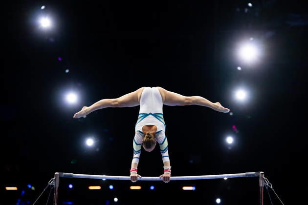 261016 Christine Victoria Kubon of Norway at a women’s podium training session during day -1 of the 2026 Artistic Gymnastics World Championships on October 16, 2026 in Rotterdam. Photo: Joel Marklund BILDBYRÅN kod JM JM0858 bbeng artistisk gymnastik artistic gymnastics gymnastik-vm vm artistic gymnastics world championships dam Norge Copyright: JOELxMARKLUND BB261016JM040