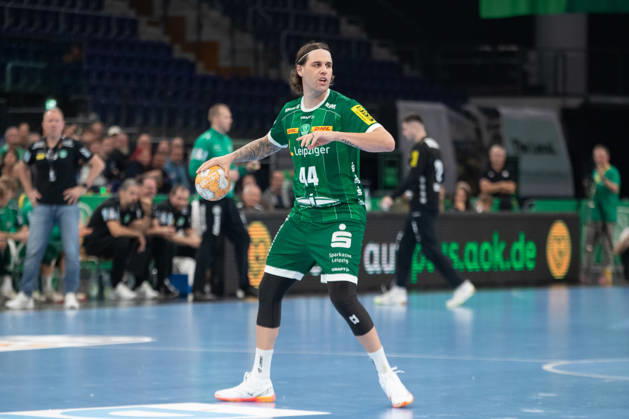 Handball, HBL2: SC DHfK Leipzig - ASV Hamm-Westfalen; 16.10.2026 Dean Bombac (44, SC DHfK Leipzig). Handball, 2. Bundesliga, Saison 2026 2027, 8. Spieltag: SC DHfK Leipzig vs. ASV Hamm-Westfalen am 16.10.2026 in der Quarterback Immobilien Arena Leipzig. Copyright: xBEAUTIFULxSPORTS JanxKaeferx
