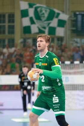 Handball, HBL2: SC DHfK Leipzig - ASV Hamm-Westfalen; 16.10.2026 Franz Semper (32, SC DHfK Leipzig). Handball, 2. Bundesliga, Saison 2026 2027, 8. Spieltag: SC DHfK Leipzig vs. ASV Hamm-Westfalen am 16.10.2026 in der Quarterback Immobilien Arena Leipzig. Copyright: xBEAUTIFULxSPORTS JanxKaeferx