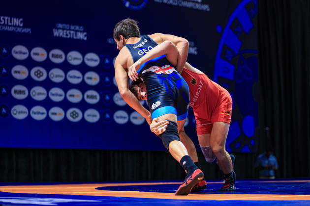 U23 World Championships 74kg FS - Saba Kobakhidze (GEO) df. Manuel Wagin (GER)