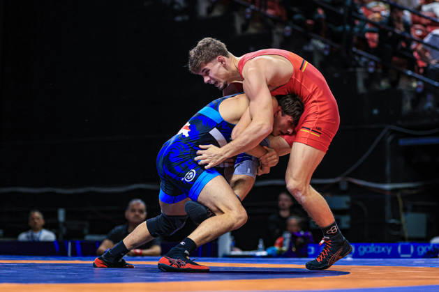 U23 World Championships 74kg FS - Saba Kobakhidze (GEO) df. Manuel Wagin (GER)