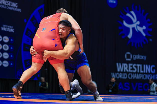 U23 World Championships 125kg FS - Coby Lazo Merrill (USA) df. Khachatur Khachatryan (ARM)