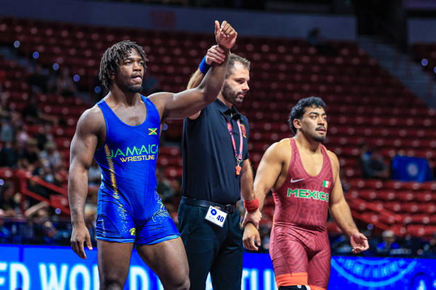 U23 World Championships 92kg FS - Steven Caldwell Burrell Jr (JAM) df. Leonardo Divanni Tovar Garcia (MEX)