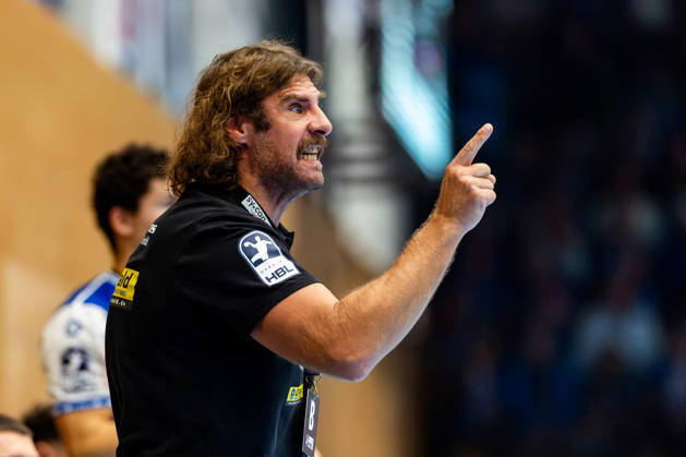 16.10.2026, GER, Handball, Maenner, Saison 26 27, Opel 1.Bl, 9.Spieltag, ThSV Eisenach - VfL Gummersbach Sebastian Hinze (ThSV Eisenach,Trainer) 99817 Eisenach Werner-Assmann-Halle Am Sportp Thueringen Deutschland