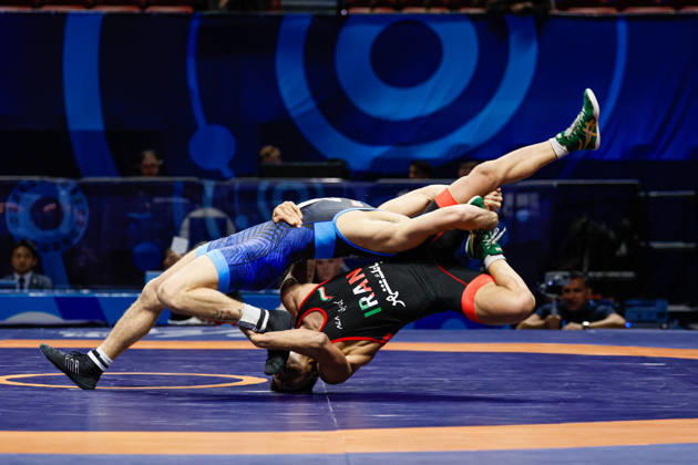 U23 World Championships 74kg FS - Jayden James (USA) df. Ali Manouchehr Karampour (IRI)