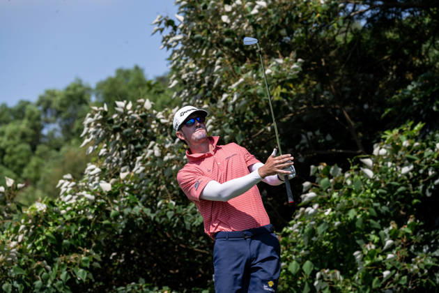 October 17, 2026, Coloane, Macao Sar, China: Austen TRUSLOW from the USA.Round 3 in the Macao Open Golf at Macau Golf & Country Club. Coloane China - ZUMAr144 20261017_zap_r144_037 Copyright: xJaynexRussellx