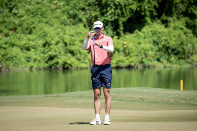 October 17, 2026, Coloane, Macao Sar, China: Austen TRUSLOW from the USA.Round 3 in the Macao Open Golf at Macau Golf & Country Club. Coloane China - ZUMAr144 20261017_zap_r144_036 Copyright: xJaynexRussellx