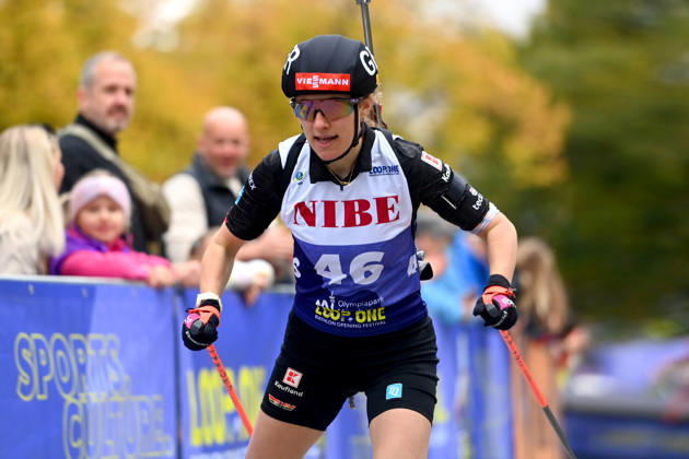 Janina HETTICH WALZ (GER),Aktion, Loop One-Biathlon Opening Festival im Olympiapark in Muenchen am 17.10.2026.