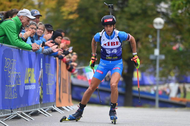 Lisa VITOZZI (ITA),,Aktion, Loop One-Biathlon Opening Festival im Olympiapark in Muenchen am 17.10.2026.