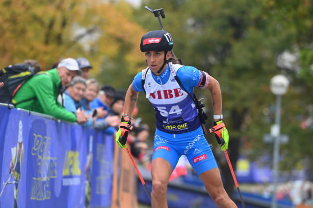 Lisa VITOZZI (ITA),,Aktion, Loop One-Biathlon Opening Festival im Olympiapark in Muenchen am 17.10.2026.