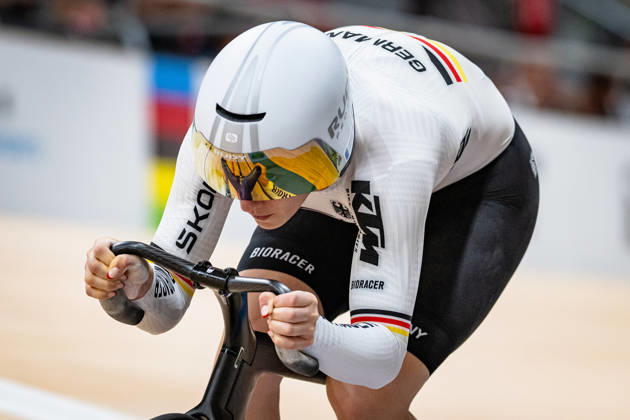 GRABOSCH Pauline Sophie: UCI Track cycling, Rad, Radsport, Bahnrad, Bahn World Championships 2026 GRABOSCH Pauline Sophie ( GER ) Germany Querformat - quer - horizontal - Landscape - Event Veranstaltung: UCI Track Cycling World Championships 2026 - Category Kategorie: Cycling - Track Cycling World Championships - Elite Women - Location Ort: Asia - China - Shanghai - Chongming - Shanghai Velodrome - Discipline: Individual Time Trail ( ITT ) - Distance: 1000 m - Date Datum: 17.10.2026 Saturday Day 4 -