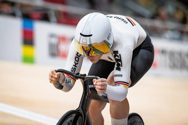 GRABOSCH Pauline Sophie: UCI Track cycling, Rad, Radsport, Bahnrad, Bahn World Championships 2026 GRABOSCH Pauline Sophie ( GER ) Germany Querformat - quer - horizontal - Landscape - Event Veranstaltung: UCI Track Cycling World Championships 2026 - Category Kategorie: Cycling - Track Cycling World Championships - Elite Women - Location Ort: Asia - China - Shanghai - Chongming - Shanghai Velodrome - Discipline: Individual Time Trail ( ITT ) - Distance: 1000 m - Date Datum: 17.10.2026 Saturday Day 4 -