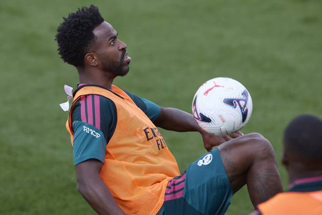October 17, 2026, Madrid, Spain: Vinicius Junior (Real Madrid CF) is seen in action during a training session on the eve of the LaLiga EA SPORTS 2026 2027 match between Real Madrid CF and Sevilla FC..Real Madrid CF is holding its final training session and press conference, PK, Pressekonferenz ahead of its ninth LaLiga game. LaLiga EA SPORTS 2026 2027 - Real Madrid CF Press Conference And Training Session In Madrid, Spain - 17 Oct 2026  - ZUMAs197 20261017_aaa_s197_029 Copyright: xFedericoxTitonex