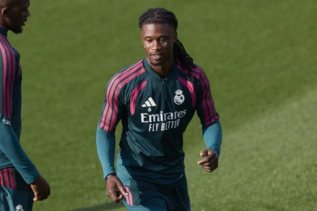 October 17, 2026, Madrid, Spain: Eduardo Camavinga (Real Madrid CF) is seen in action during a training session on the eve of the LaLiga EA SPORTS 2026 2027 match between Real Madrid CF and Sevilla FC..Real Madrid CF is holding its final training session and press conference, PK, Pressekonferenz ahead of its ninth LaLiga game. LaLiga EA SPORTS 2026 2027 - Real Madrid CF Press Conference And Training Session In Madrid, Spain - 17 Oct 2026  - ZUMAs197 20261017_aaa_s197_030 Copyright: xFedericoxTitonex