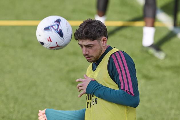 October 17, 2026, Madrid, Spain: Federico Valverde (Real Madrid CF) is seen in action during a training session on the eve of the LaLiga EA SPORTS 2026 2027 match between Real Madrid CF and Sevilla FC..Real Madrid CF is holding its final training session and press conference, PK, Pressekonferenz ahead of its ninth LaLiga game. LaLiga EA SPORTS 2026 2027 - Real Madrid CF Press Conference And Training Session In Madrid, Spain - 17 Oct 2026  - ZUMAs197 20261017_aaa_s197_045 Copyright: xFedericoxTitonex