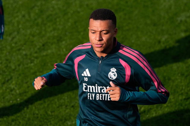 October 17, 2026, Valdebebas, Madrid, Spain: Kylian Mbappe during the training day of Real Madrid ahead the Spanish League, LaLiga EA Sports, football match against Sevilla FC at Ciudad Deportiva Real Madrid on October 17, 2026, in Valdebebas, Madrid, Spain. Real Madrid Training And press conference, PK, Pressekonferenz - LaLiga Ea Sports - ZUMAa181 20261017_zaa_a181_061 Copyright: xDennisxAgyemanx