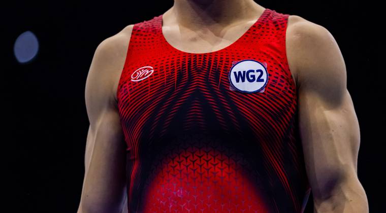 ROTTERDAM - The Russian gymnasts (WG2) during the qualifications at the World Gymnastics Championships in Rotterdam Ahoy. IRIS VAN DEN BROEK ANP xVIxANPxSportx xxANPxIVx 572691130 originalFilename: 572691130.jpg