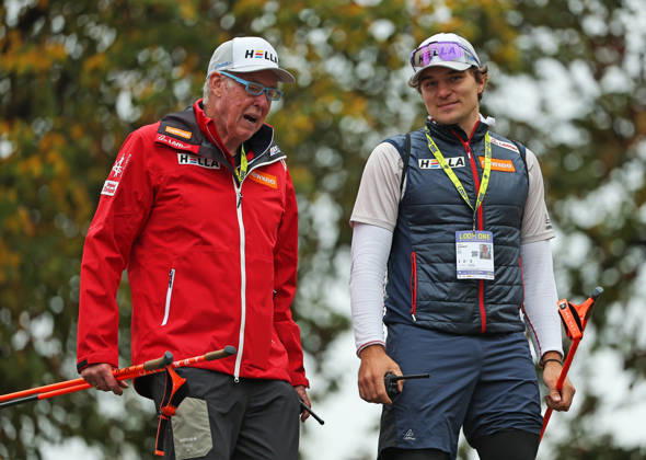 BIATHLON - Loop One Opening Festival MUNICH,GERMANY,17.OCT.26 - BIATHLON - Loop One Opening Festival. Image shows consultant Wolfgang Pichler (Ski Austria) and head coach Felian Schubert (AUT).  GEPAxpictures xThomasxBachun