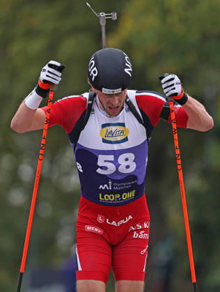 BIATHLON - Loop One Opening Festival MUNICH,GERMANY,17.OCT.26 - BIATHLON - Loop One Opening Festival. Image shows Sturla Holm Laegreid (NOR).  GEPAxpictures xThomasxBachun
