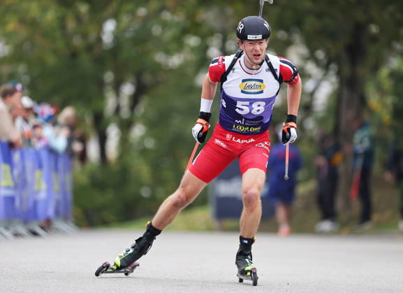 BIATHLON - Loop One Opening Festival MUNICH,GERMANY,17.OCT.26 - BIATHLON - Loop One Opening Festival. Image shows Sturla Holm Laegreid (NOR).  GEPAxpictures xThomasxBachun