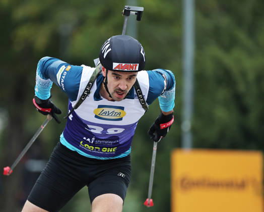 BIATHLON - Loop One Opening Festival MUNICH,GERMANY,17.OCT.26 - BIATHLON - Loop One Opening Festival. Image shows Olli Hiidensalo (FIN).  GEPAxpictures xThomasxBachun