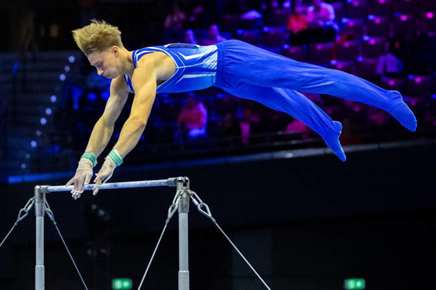 2026-10-17 Artistic Gymnastics World Championships 2026 - Day 1 ROTTERDAM, NETHERLANDS - OCTOBER 17: Leo Lehtinen of Finland competes during Day 1 of the Artistic Gymnastics World Championships 2026 at Rotterdam Ahoy on October 17, 2026 in Rotterdam, Netherlands. Rotterdam Rotterdam Ahoy Netherlands Content not available for redistribution in The Netherlands directly or indirectly through any third parties. Copyright: xMarcelxvanxPlateringenx