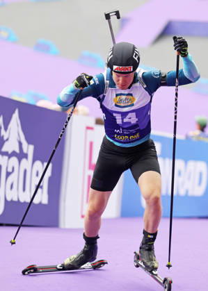 BIATHLON - Loop One Opening Festival MUNICH,GERMANY,17.OCT.26 - BIATHLON - Loop One Opening Festival. Image shows Otto Invenius (FIN).  GEPAxpictures xThomasxBachun