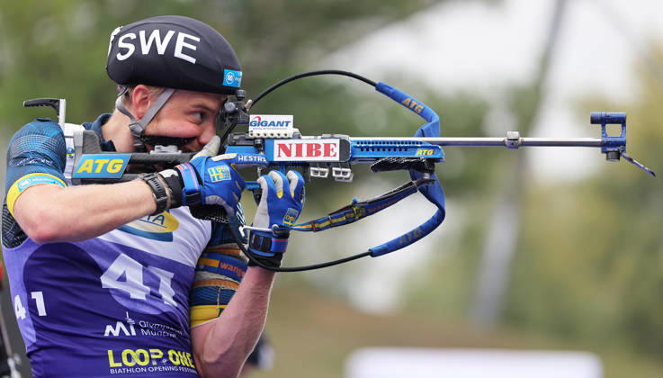 BIATHLON - Loop One Opening Festival MUNICH,GERMANY,17.OCT.26 - BIATHLON - Loop One Opening Festival. Image shows Viktor Brandt (SWE).  GEPAxpictures xThomasxBachun