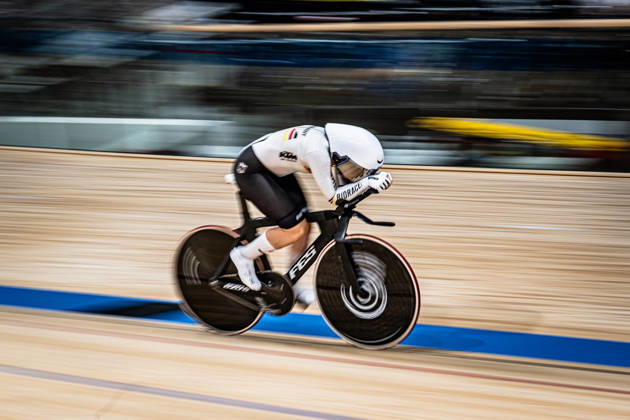 KLEIN Lisa: UCI Track cycling, Rad, Radsport, Bahnrad, Bahn World Championships 2026 KLEIN Lisa ( GER ) Germany Querformat - quer - horizontal - Landscape - Event Veranstaltung: UCI Track Cycling World Championships 2026 - Category Kategorie: Cycling - Track Cycling World Championships - Elite Women - Location Ort: Asia - China - Shanghai - Chongming - Shanghai Velodrome - Discipline: Individual Pursuit - Distance: 4000 m - Date Datum: 17.10.2026 Saturday Day 4 -
