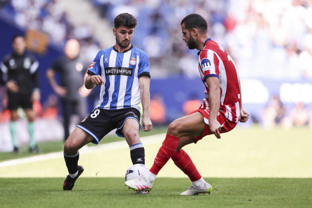 October 17, 2026, Cornella, Barcelona, SPAIN: Javi Hernandez of RCD Espanyol in action during the Spanish league, LaLiga EA Sports, football match played between RCD Espanyol and Atletico de Madrid at RCDE Stadium on October 17, 2026 in Cornella, Spain. RCD Espanyol V Atletico De Madrid - LaLiga EA Sports  - ZUMAa181 20261017_zaa_a181_126 Copyright: xJavierxBorregox