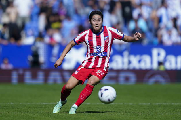 RCD Espanyol v Atletico de Madrid. La Liga EA Sports. Date 9 Kang-in Lee of Atletico de Madrid during the La Liga EA Sports match between RCD Espanyol and Atletico de Madrid played at RCDE Stadium on October 17, 2026 in Barcelona, Spain. Contributor Copyright: xPressinphotox PS_2627_ESP_ATL_012