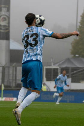 17.10.2026, xerix, Fussball Regionalliga Suedwest, Stuttgarter Kickers - TSV Steinbach Haiger v.l. Dejan Bozic (SV Stuttgarter Kickers) Stuttgart