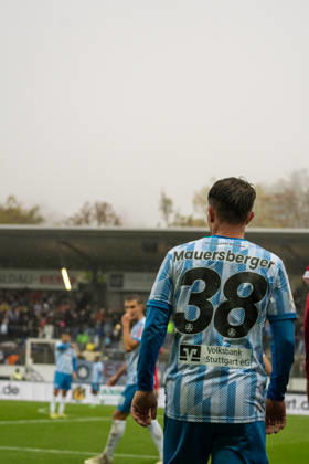 17.10.2026, xerix, Fussball Regionalliga Suedwest, Stuttgarter Kickers - TSV Steinbach Haiger v.l. Christian Mauersberger (SV Stuttgarter Kickers) Stuttgart