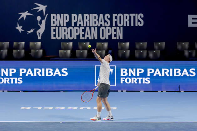 2026-10-17 BNP Paribas Fortis European Open Day -2 BRUSSELS, BELGIUM - OCTOBER 17: Gauthier Onclin of Belgium during Day -2 of the BNP Paribas Fortis European Open at Brussels Expo on October 17, 2026 in Brussels, Belgium. (Photo by Joris Verwijst BSR Agency) Brussels Belgium Content not available for redistribution in The Netherlands directly or indirectly through any third parties. Copyright: xBSRxAgencyx