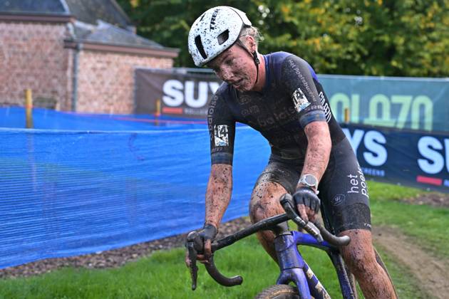 Dutch Annemarie Worst pictured in action at the women s elite race of the Berencross Meulebeke cyclocross cycling event, race 2 8 in the HG Cross competition, on Saturday 17 October 2026. DAVIDxPINTENS  x190079587x