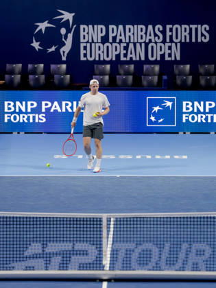 2026-10-17 BNP Paribas Fortis European Open Day -2 BRUSSELS, BELGIUM - OCTOBER 17: Gauthier Onclin of Belgium during Day -2 of the BNP Paribas Fortis European Open at Brussels Expo on October 17, 2026 in Brussels, Belgium. (Photo by Joris Verwijst BSR Agency) Brussels Belgium Content not available for redistribution in The Netherlands directly or indirectly through any third parties. Copyright: xBSRxAgencyx