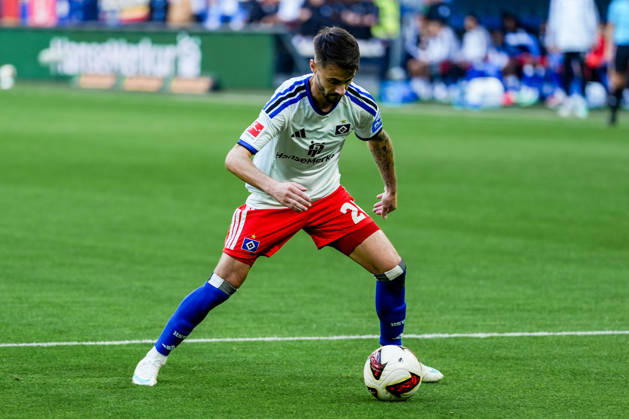 Deutschland: Fußball Bundesliga 2026 27, 6. Spieltag Hamburger SV (HSV) vs VfB Stuttgart Volkspark Stadion (Hamburg): Fabio Vieira (Hamburger SV, 20) Copyright: xStefanxTrochax