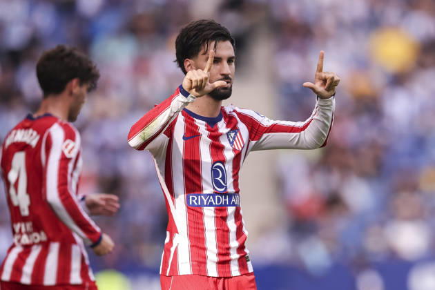 October 17, 2026, Cornella, Barcelona, SPAIN: Alex Baena of Atletico de Madrid celebrates a goal during the Spanish league, LaLiga EA Sports, football match played between RCD Espanyol and Atletico de Madrid at RCDE Stadium on October 17, 2026 in Cornella, Spain. RCD Espanyol V Atletico De Madrid - LaLiga EA Sports  - ZUMAa181 20261017_zaa_a181_151 Copyright: xJavierxBorregox