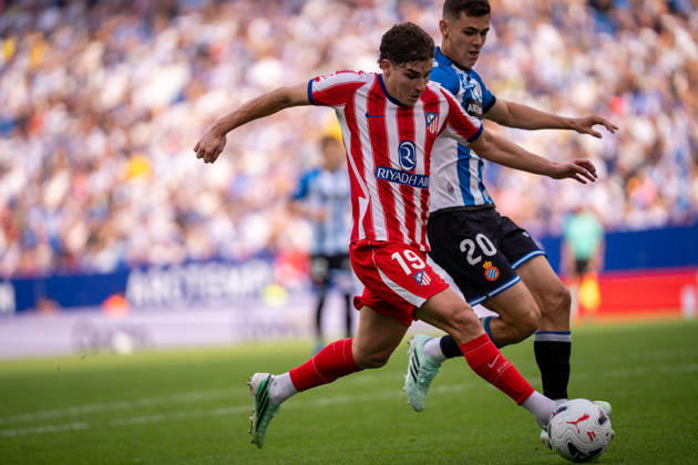 ESP: LaLiga EA Sports RCD Espanyol v Atletico Madrid Julian Alvarez of Atletico de Madrid during LaLiga EA Sports between RCD Espanyol v Atletico Madrid played at RCDE Stadium in El Prat de Llobregat, Barcelona on October 17, 2026 in Spain Spain Futbol Copyright: xAgenciaxLOFx