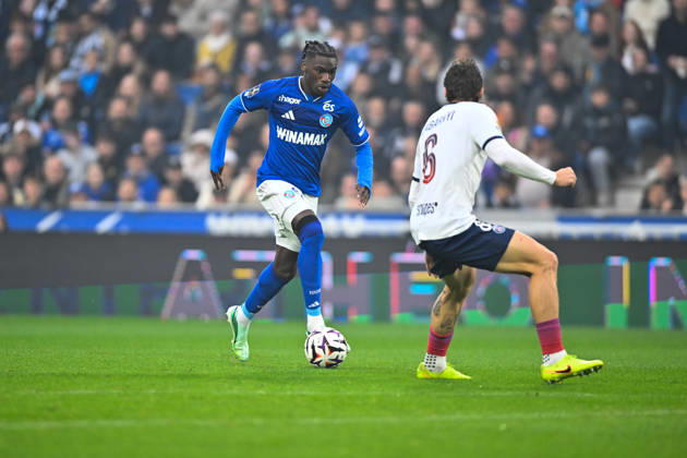 RC Strasbourg Alsace v Paris Saint-Germain - Ligue 1 McDonald s 2026 2027 Fabio BALDE of Strasbourg during Ligue 1 McDonald s match between Strasbourg and Paris at Stade de la Meinau on October 17, 2026 in Strasbourg, France. Strasbourg France  Copyright: xKevinxClementx 776577014