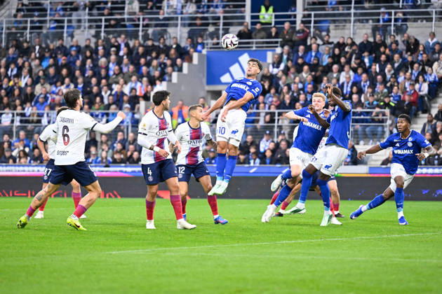 RC Strasbourg Alsace v Paris Saint-Germain - Ligue 1 McDonald s 2026 2027 Giovanni RAYNA of Strasbourg during Ligue 1 McDonald s match between Strasbourg and Paris at Stade de la Meinau on October 17, 2026 in Strasbourg, France. Strasbourg France  Copyright: xKevinxClementx 776577014
