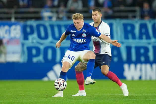RC Strasbourg Alsace v Paris Saint-Germain - Ligue 1 McDonald s 2026 2027 Conrad HARDER of Strasbourg and Lucas HERNANDEZ of Paris Saint Germain during Ligue 1 McDonald s match between Strasbourg and Paris at Stade de la Meinau on October 17, 2026 in Strasbourg, France. Strasbourg France  Copyright: xDanielxDerajinskix 776577014