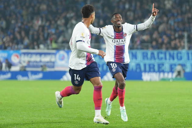 RC Strasbourg Alsace v Paris Saint-Germain - Ligue 1 McDonald s 2026 2027 Ousmane DEMBELE of Paris Saint Germain during Ligue 1 McDonald s match between Strasbourg and Paris at Stade de la Meinau on October 17, 2026 in Strasbourg, France. Strasbourg France  Copyright: xDanielxDerajinskix 776577014