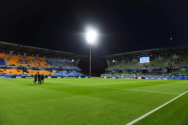 ESTAC Troyes v RC Lens - Ligue 1 McDonald s 2026 2027 General view of Stade de l Aube during Ligue 1 McDonald s match between Troyes and Lens at Stade de l Aube on October 17, 2026 in Troyes, France. Troyes France Copyright: xIconxSportx 776577041