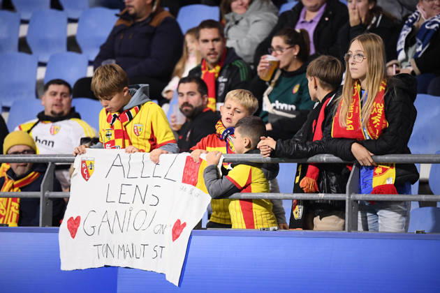 ESTAC Troyes v RC Lens - Ligue 1 McDonald s 2026 2027 Supporters during Ligue 1 McDonald s match between Troyes and Lens at Stade de l Aube on October 17, 2026 in Troyes, France. Troyes France Copyright: xIconxSportx 776577041