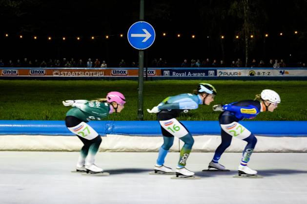 AMSTERDAM - The first race of the Marathon Cup for women at the Jaap Eden Track. RAMON VAN FLYMEN ANP xVIxANPxSportx xxANPxIVx 572738152 originalFilename: 572738152