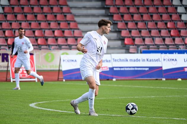17.10.2026 xkhx Kassel, Auestadion Regionalliga Südwest Saison 2026 2027 KSV Hessen Kassel - VFR Mannheim Hans Juraj Hartmann (VFR) Freisteller