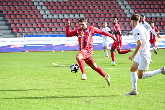 17.10.2026 xkhx Kassel, Auestadion Regionalliga Südwest Saison 2026 2027 KSV Hessen Kassel - VFR Mannheim Cemal Sezer (29, hessen Kassel)